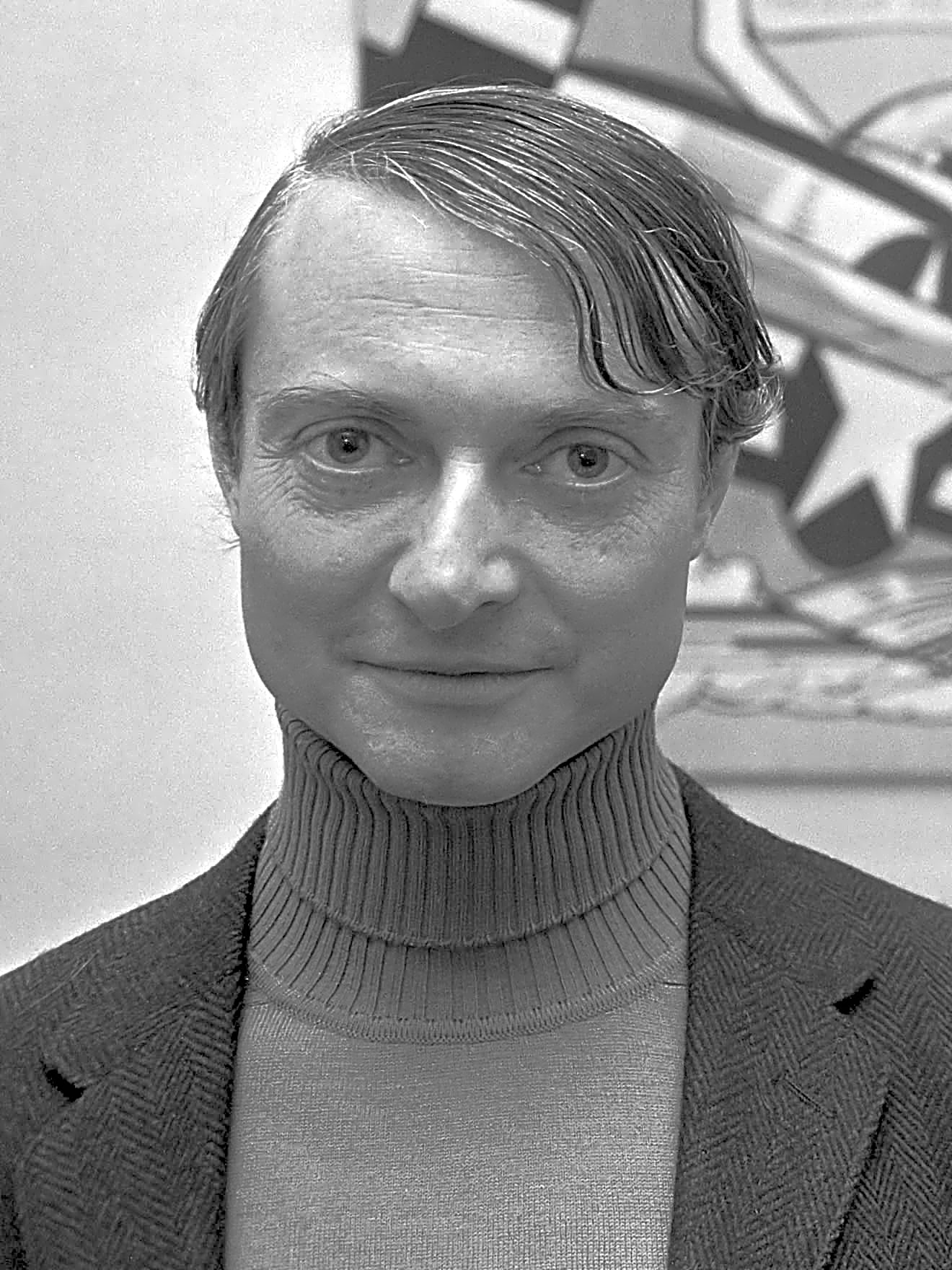 Peinture pop art à l'huile évoquant l'œuvre "Doubt" de Roy Lichtenstein, dans des tons rose et bleu pastel, avec ses détails graphiques emblématiques.