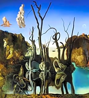 Swans Reflecting Elephants - Salvador Dali