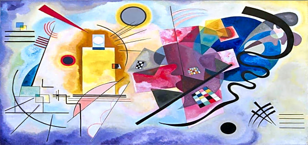 Yellow, Red, Blue - Wassily Kandinsky