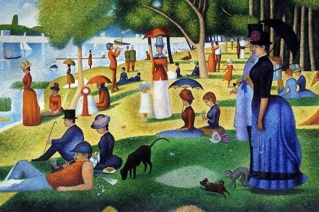 Tarde de Domingo en la Isla de la Grande Jatte - Georges Seurat
