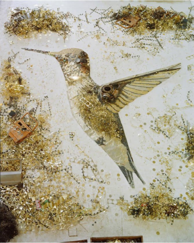 Biografía de Vik Muniz - Lixo utilizó sucatas metálicas