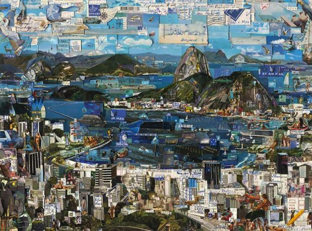 Biografía de Vik Muniz - Série Postcards