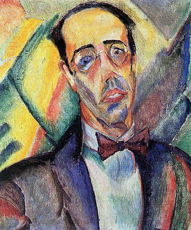 Retrato de Mario de Andrade por Anita Malfatti