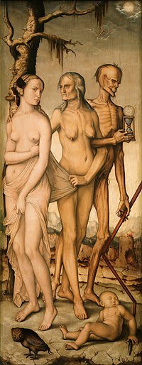Las Tres Edades de la Mujer y la Muerte - Hans Baldung