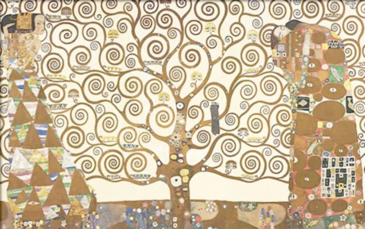 The Stoclet Frieze - The Embrace, by Gustav Klimt