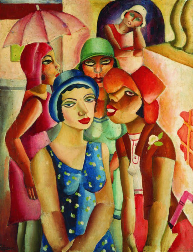 Cinco Mozas de Guaratinguetá - Emiliano Di Cavalcanti