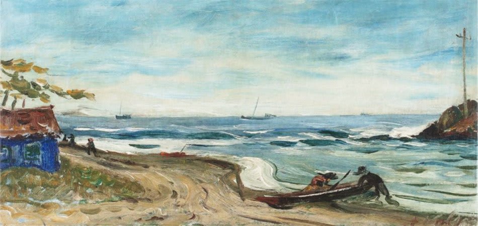 Alfredo Volpi - Marinha de Itanhaem