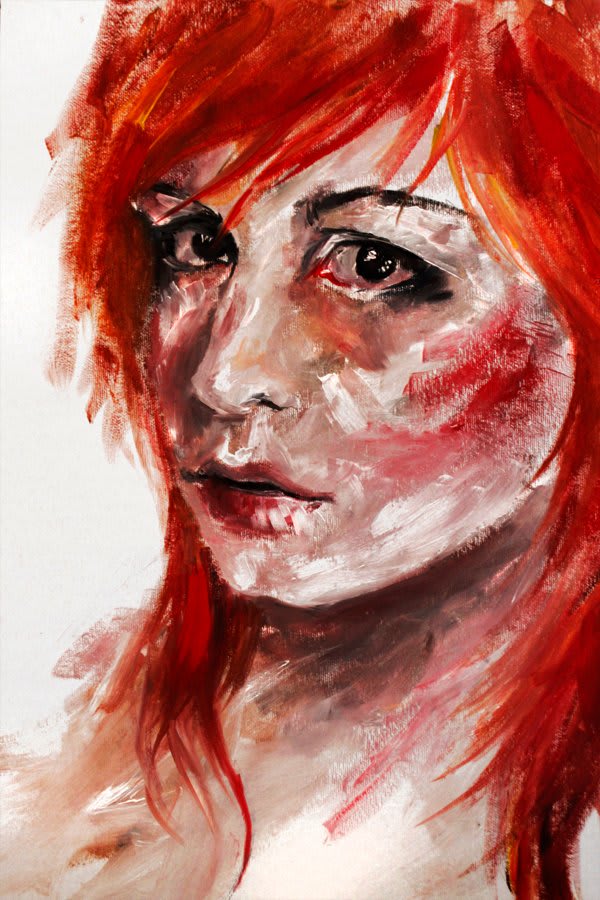 Biography of Agnes Cecile - self-portrait