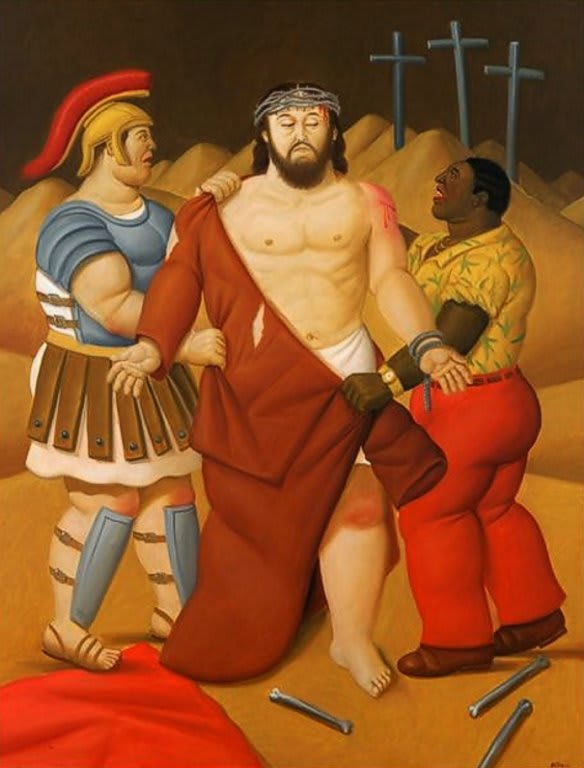 The Sacred Way, by Fernando Botero - execution