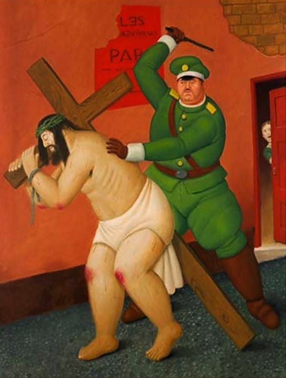The Sacred Way, by Fernando Botero