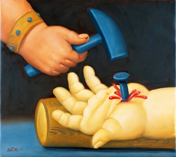 The Sacred Way, by Fernando Botero - preaching