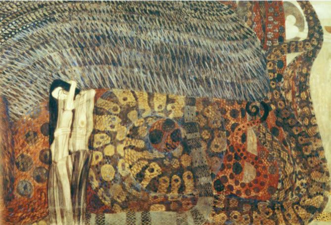 Affliction - The Beethoven Frieze by Gustav Klimt