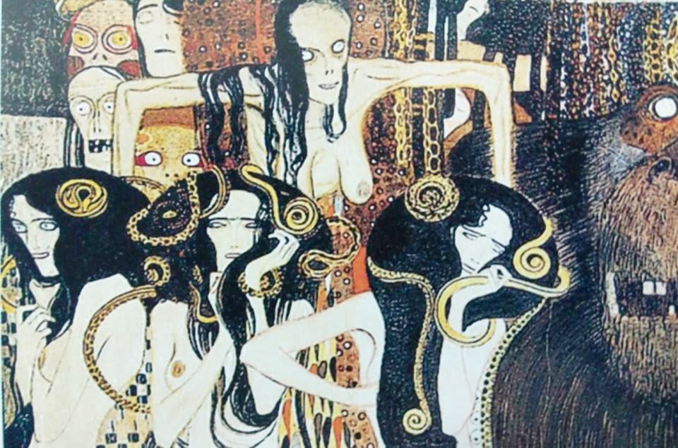 Diseases - The Beethoven Frieze by Gustav Klimt