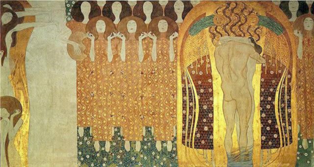 Happiness - The Beethoven Frieze by Gustav Klimt
