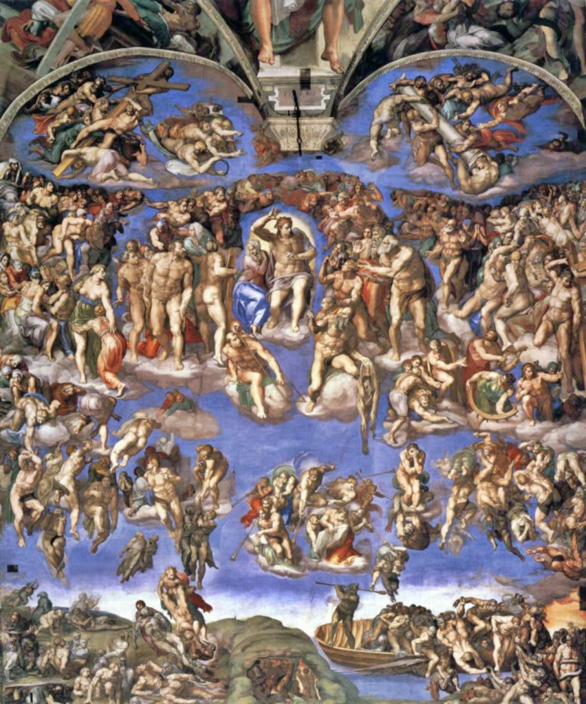 Vista general de obras de Michelangelo