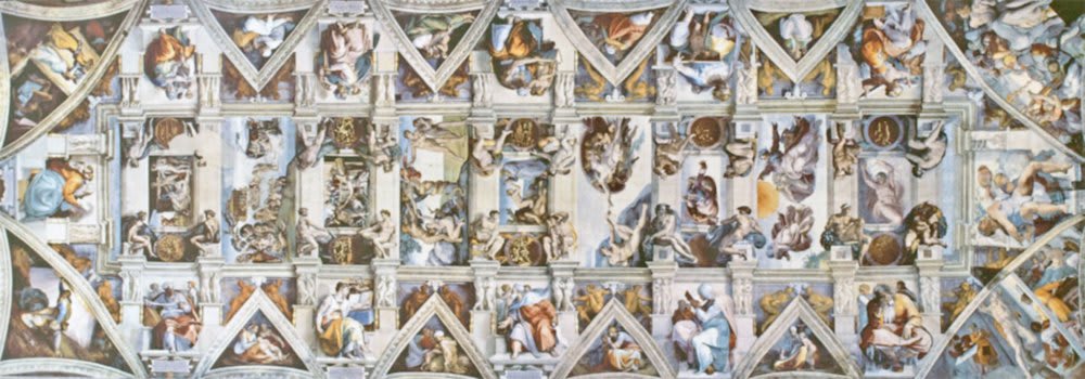 Sistine Chapel - Paintings by Michelangelo Buonarroti