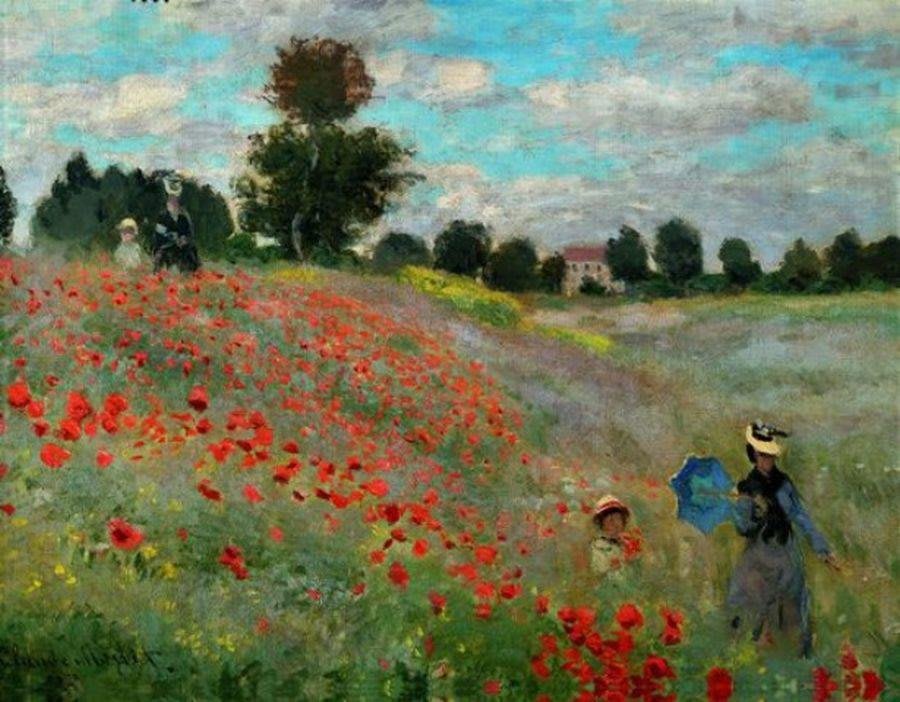 Campo de Papoulas en Argenteuil - Claude Monet