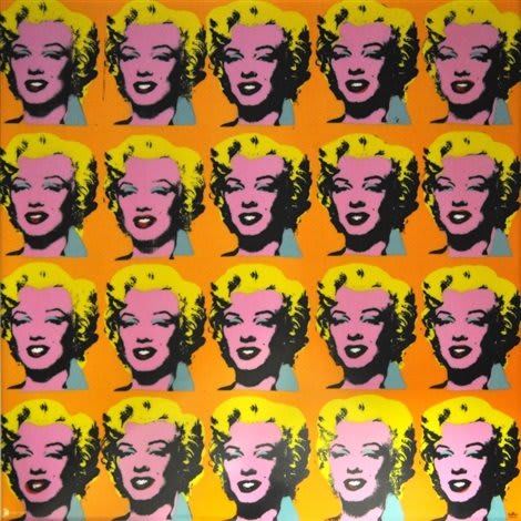 Andy Warhol's Marilyn - twenty Marilyns