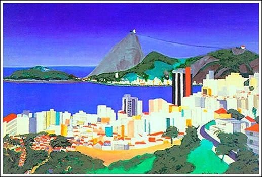 Djanira da Motta e Silva - Vista de la bahía de Guanabara