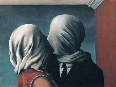 The Lovers II. René Magritte. 1928 - Oil on canvas (54 cm x 73 cm