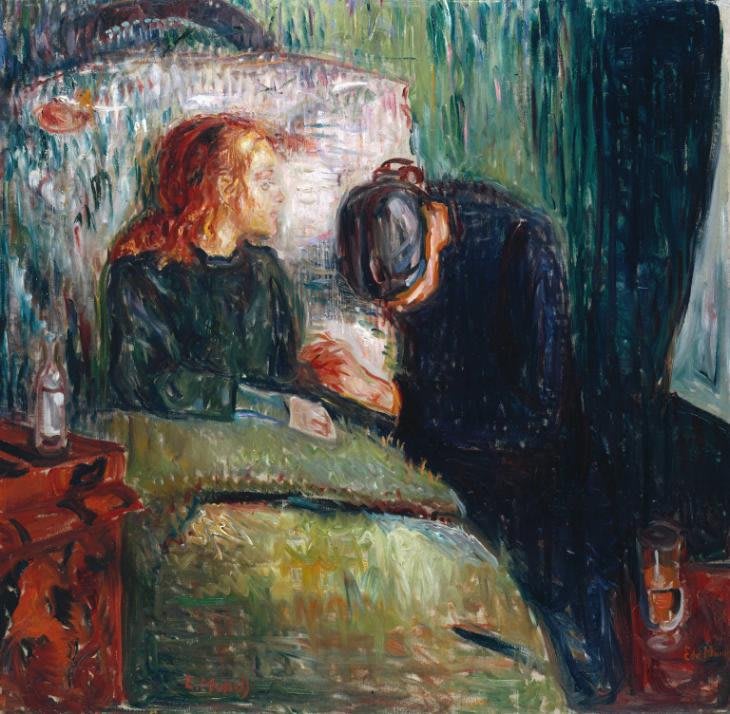 A Menina Doente. Edvard Munch. 1885-1886