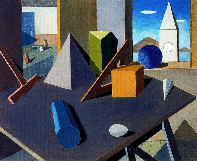 Composición geométrica y abstracta de Milton Dacosta, con equilibrio y elegancia