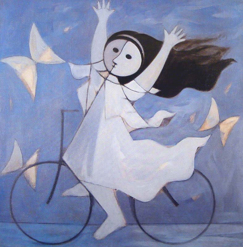 Obra abstracta-figurativa de Milton Dacosta, mostrando la evolución de su técnica