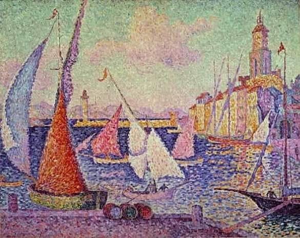 Puerto Saint Tropez. Paul Signac. 1899