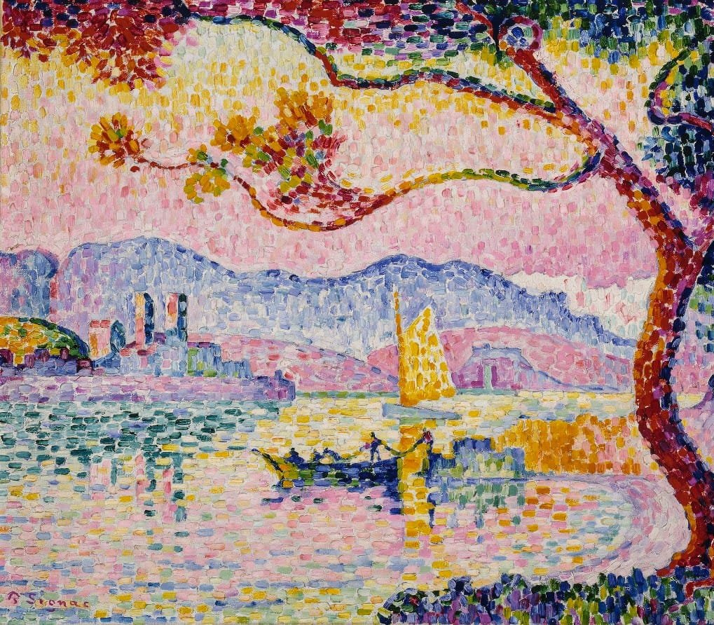 El Pequeño Puerto de Antibes. Paul Signac. 1917