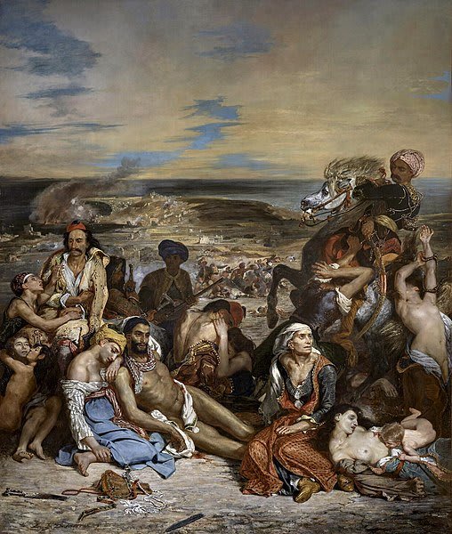 Masacre de Quíos de Eugène Delacroix
