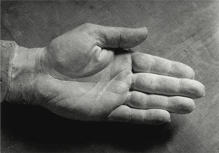 Picasso's Right Hand by Brassaï, 1943