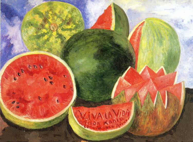 Frida Kahlo's painting Viva La Vida