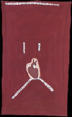 Leo no puede cambiar el mundo, obra de Leonilson, 1989