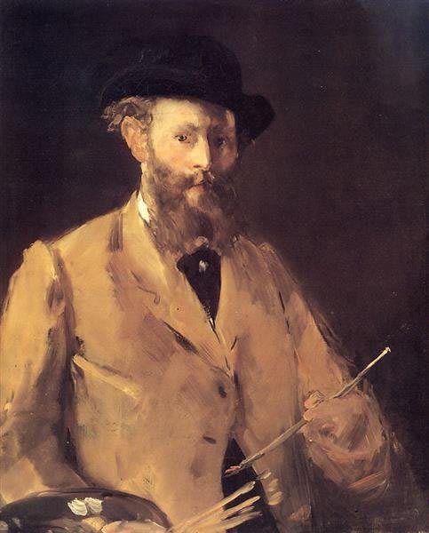 EDOUARD MANET. AUTORRETRATO (1879)