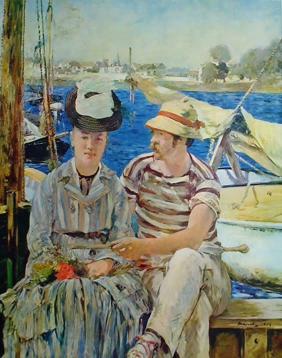 Argenteuil. Édouard Manet.  1874