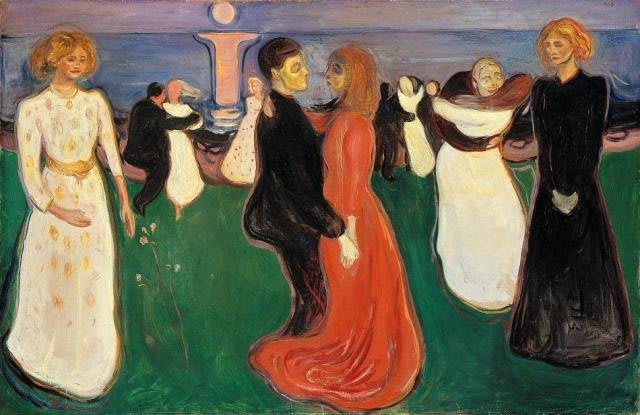 Dança da Vida. Edvard Munch . 1899-1900