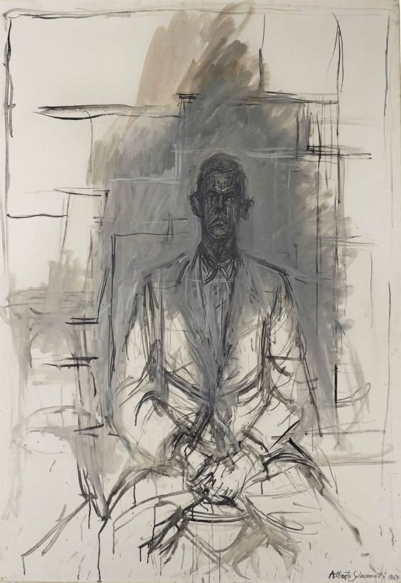 Retrato de James Lord. Alberto Giacometti. 1964