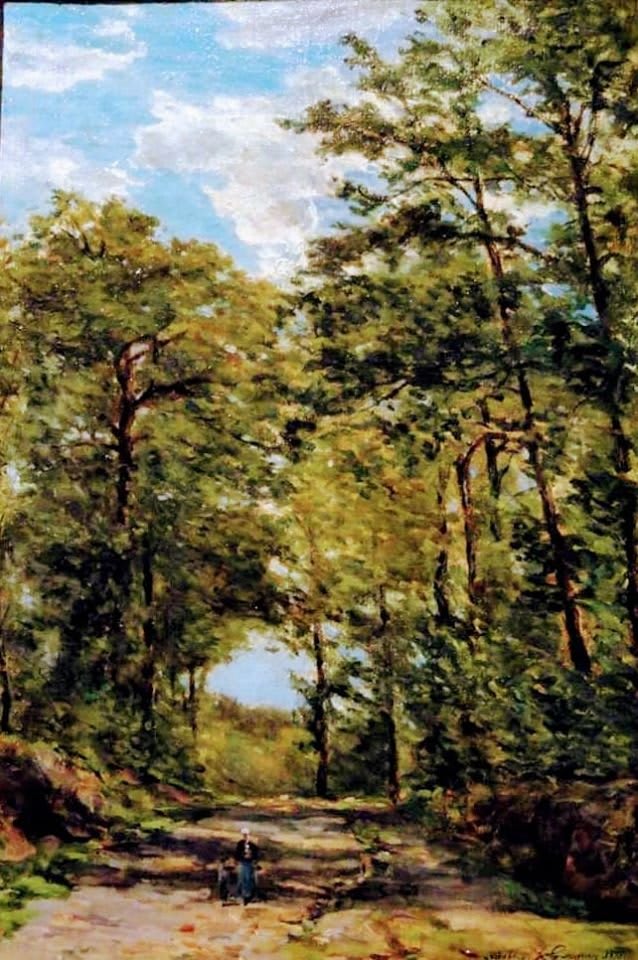 Paisagem em Viroflay. Paul Gauguin. 1876