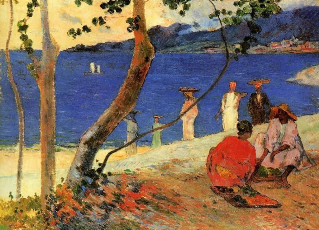 A Beira Mar. Paul Gauguin. 1887