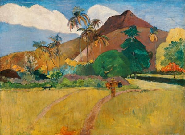 Paisagem do Taiti. Paul Gauguin. 1891