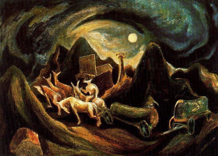 Indo para o Oeste. Jackson Pollock. 1935