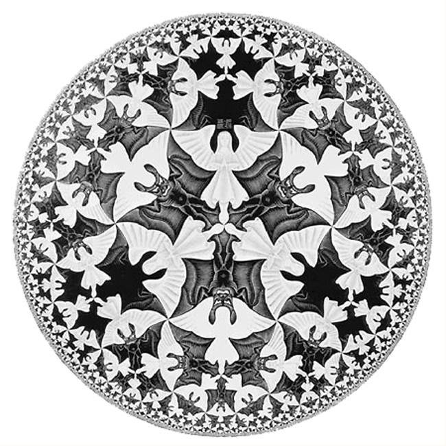 Limite Circular IV . 1960. - Maurits Cornelis Escher