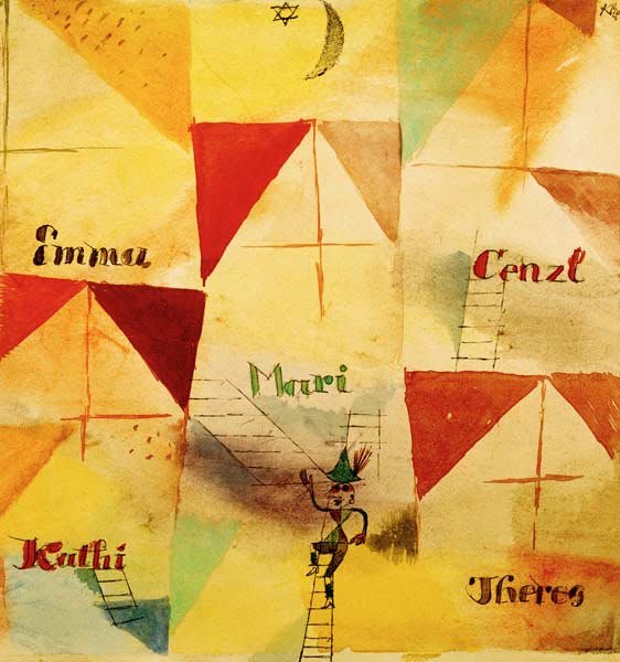 O Bávaro Don Giovanni. Paul Klee. 1919. Museu Solomon R. Guggenheim