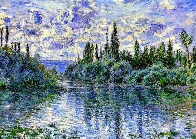 Braço do Sena - Claude Monet