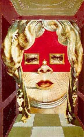 Salvador Dalí - Rosto de Mae West