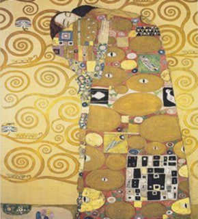 O Friso Stoclet - O Abraço, de Gustav Klimt