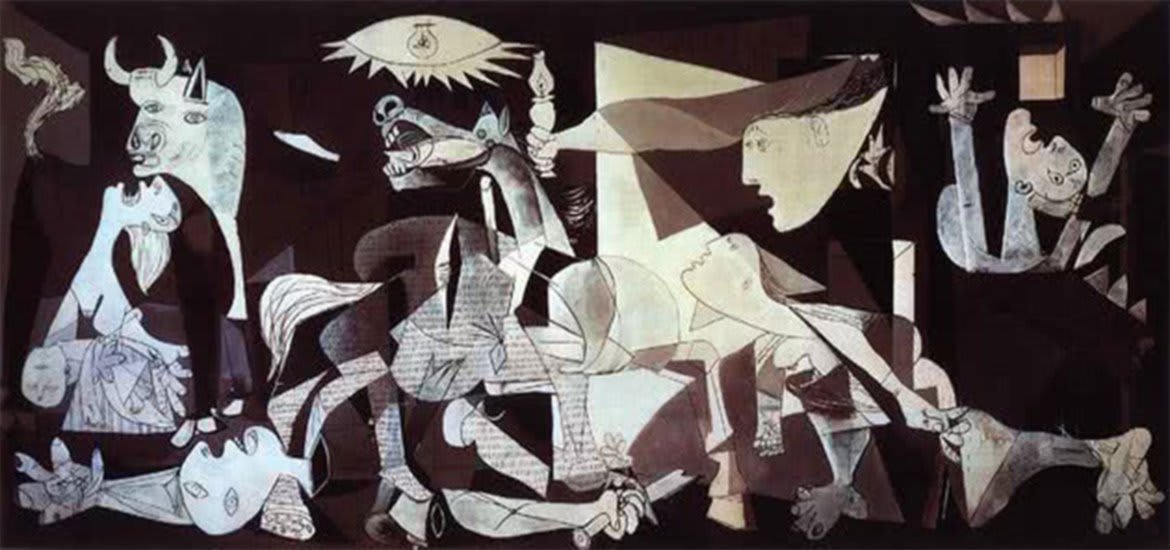 Analisi della pittura Guernica, Pablo Picasso