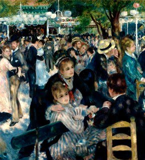 Der Ball im Moulin de la Galette - Auguste Renoir