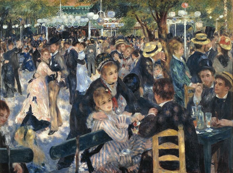 Le Bal au Moulin de la Galette - Auguste Renoir