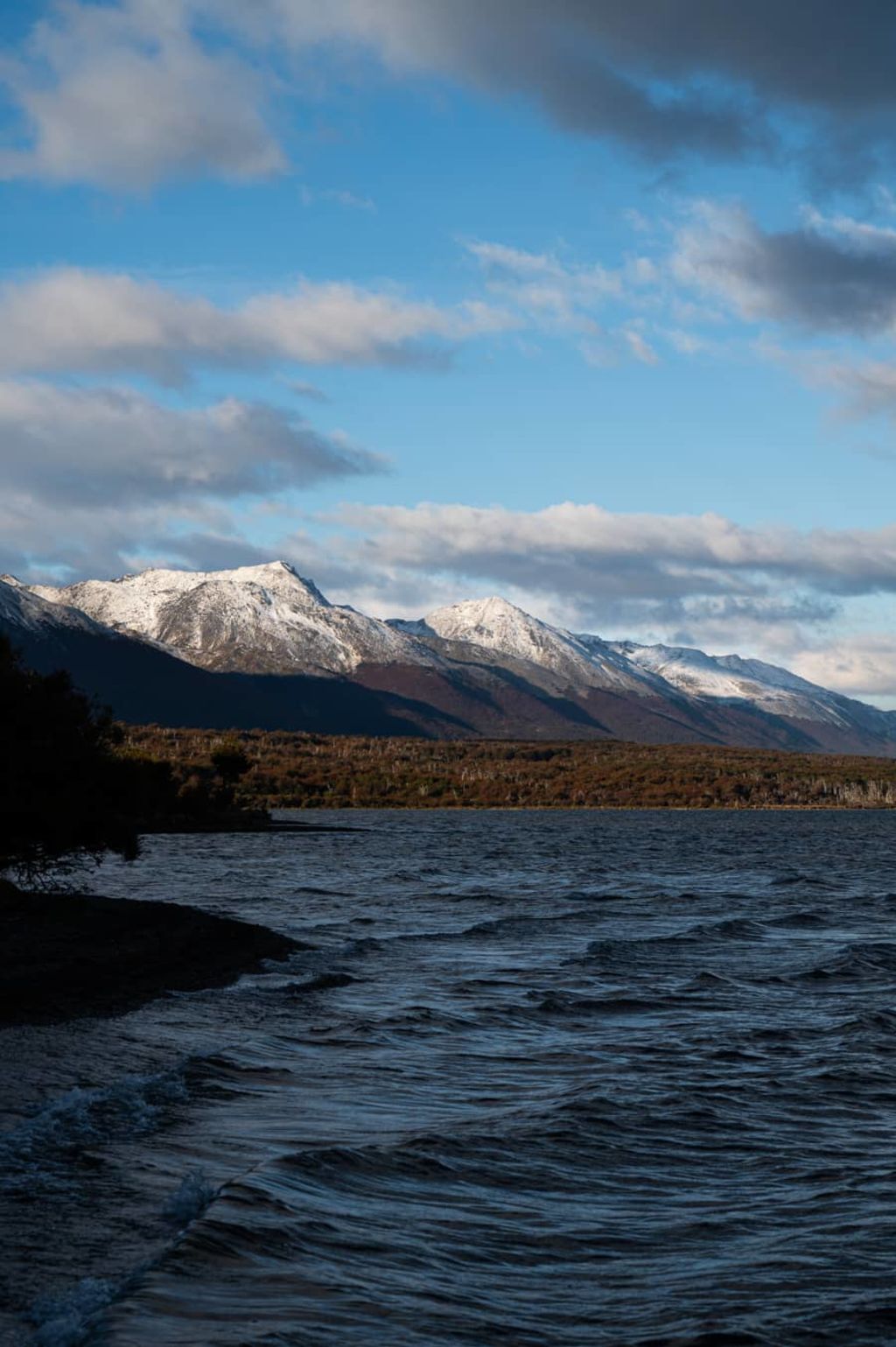 Sierra de la Paciencia desde la Estancia Lago Fagnano